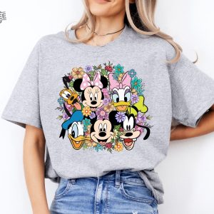 Disney Epcot Flower And Garden Festival Shirt Floral Mickey And Friends Shirt Disney Epcot Trip Shirt Unique revetee 5