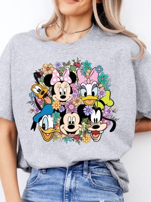 Disney Epcot Flower And Garden Festival Shirt Floral Mickey And Friends Shirt Disney Epcot Trip Shirt Unique revetee 5