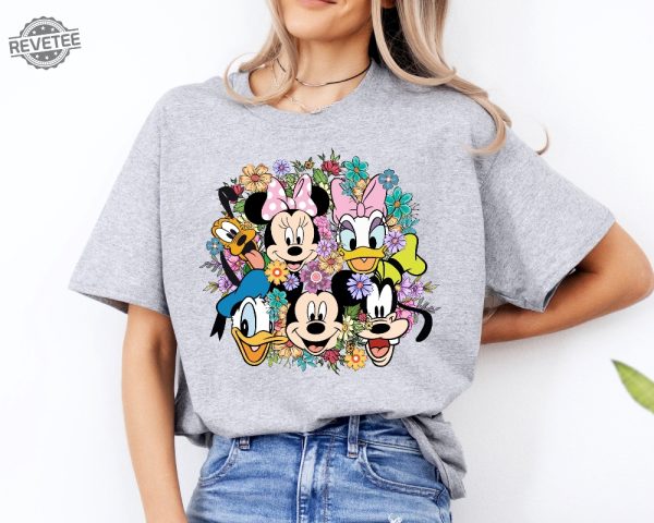Disney Epcot Flower And Garden Festival Shirt Floral Mickey And Friends Shirt Disney Epcot Trip Shirt Unique revetee 5