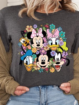 Disney Epcot Flower And Garden Festival Shirt Floral Mickey And Friends Shirt Disney Epcot Trip Shirt Unique revetee 6