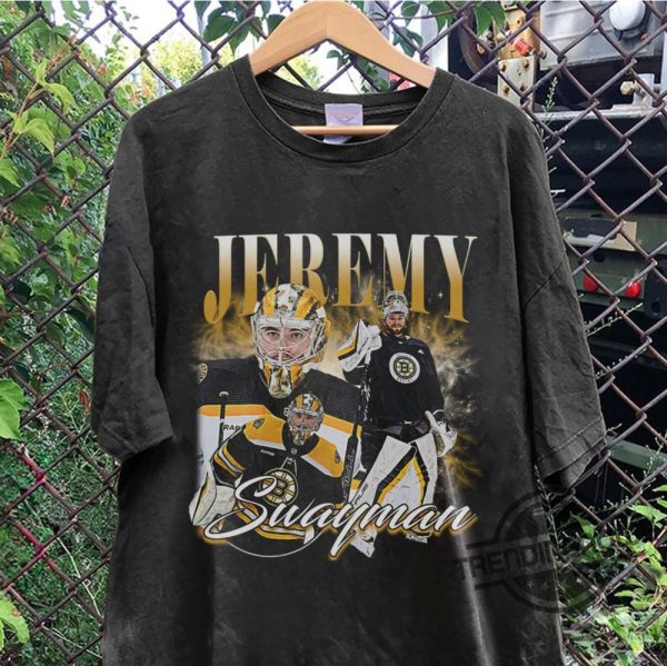 Jeremy Swayman Shirt Ice Hockey American Professional Hockey Championship Sport Merch Vintage Sweatshirt Hoodie Graphic Tee trendingnowe 1