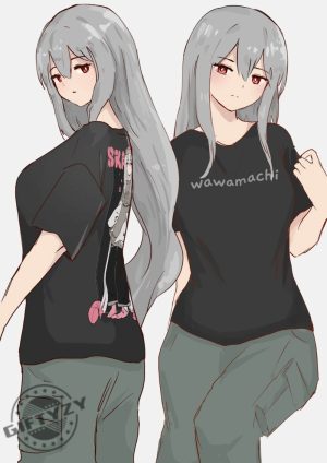 Arknights Skadi Original Creator Wawamachi Streetwear Shirt giftyzy 2