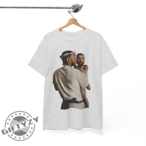 Kendrick Lamar Holding Baby Drake Not Like Us Euphoria Shirt giftyzy 6