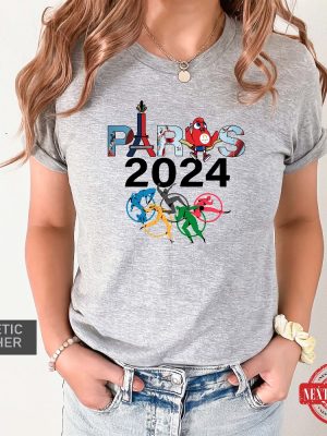 Paris 2024 Olympic Games Shirt Team Usa Olympics Games Shirts Paris Trip Graphic Tee 2024 Olympics T Shirt Unique revetee 2