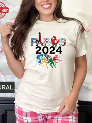 Paris 2024 Olympic Games Shirt Team Usa Olympics Games Shirts Paris Trip Graphic Tee 2024 Olympics T Shirt Unique revetee 3