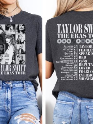 Eras Tour Tshirt The Eras Tour T Shirt Long Live Concert Shirt Eras Tour Outfit Eras Tour Shirt Two Sided Concert Shirt Unique revetee 3