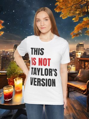 Taylor Swift Red Eras Tour This Is Not Taylors Version Tee Unisex Jersey Short Sleeve Tee Unique revetee 2