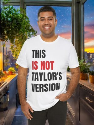 Taylor Swift Red Eras Tour This Is Not Taylors Version Tee Unisex Jersey Short Sleeve Tee Unique revetee 4