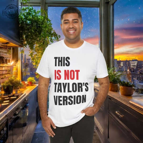 Taylor Swift Red Eras Tour This Is Not Taylors Version Tee Unisex Jersey Short Sleeve Tee Unique revetee 4