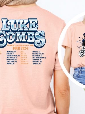 Luke Combs 2024 Tour Shirt Luke Combs Shirt Luke Combs Merch Country Music Tee The Man He Sees In Me Lyrics Unique revetee 2