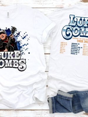 Luke Combs 2024 Tour Shirt Luke Combs Shirt Luke Combs Merch Country Music Tee The Man He Sees In Me Lyrics Unique revetee 5