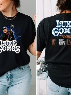 Luke Combs 2024 Tour Shirt Luke Combs Shirt Luke Combs Merch Country Music Tee The Man He Sees In Me Lyrics Unique revetee 6