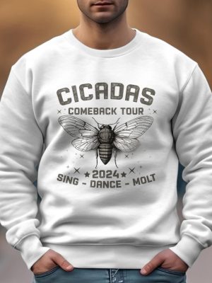 Cicadas Comeback Tour Shirt The Cicadas Sing 2024 Tee Gift For Nature Lover Mens Goblincore Shirt Funny Cicada Concert Shirt Unique revetee 2