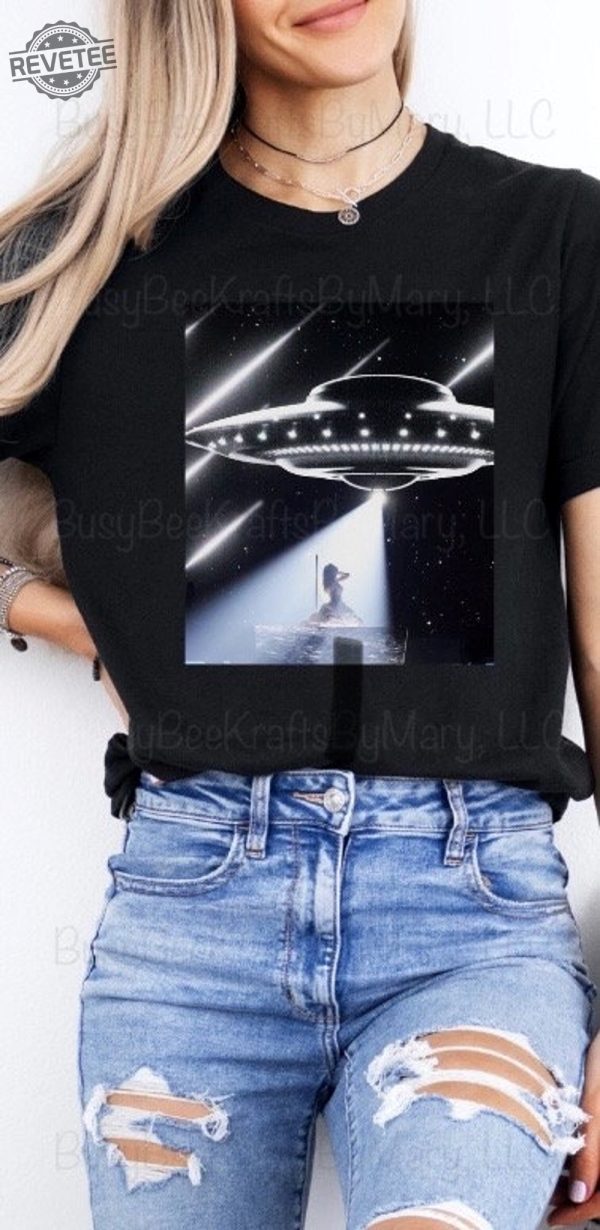 Ttpd Down Bad Alien Unisex Jersey Short Sleeve Tee Taylor Swift Ttpd Eras Tour Concert Merchandise Ts Ttpd Down Bad Ufo Unique revetee 1