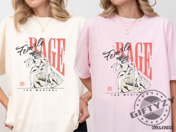 Female Rage The Musical Eras Concert Shirt Ttpd Swiftie Fan Gift giftyzy 3