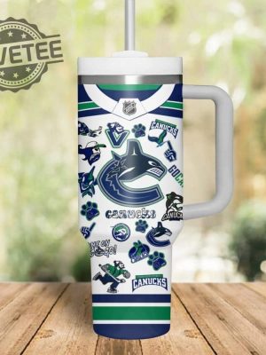 Go Canucks Custom Name Stanley 40Oz Tumbler Unique revetee 3