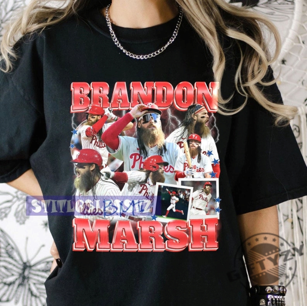 Brandon March 90S Vintage Baseball Shirt Bootleg Tee Vintage Design Graphic Tee 90S Sweatshirt Hoodie Gift