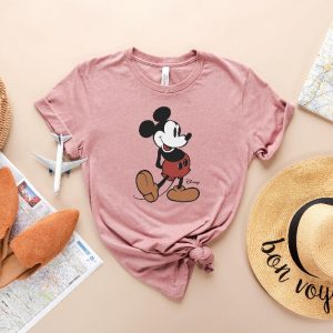 Disney Classic Mickey Mouse Pose Shirt Mickey Shirt Disneyland Holiday Vacation Shirt Disney Retro Shirt Unique revetee 2