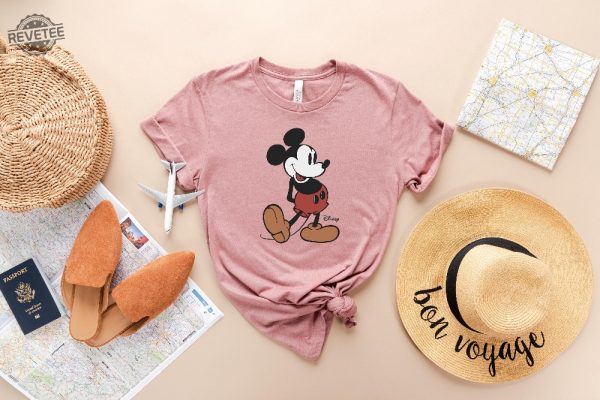Disney Classic Mickey Mouse Pose Shirt Mickey Shirt Disneyland Holiday Vacation Shirt Disney Retro Shirt Unique revetee 2