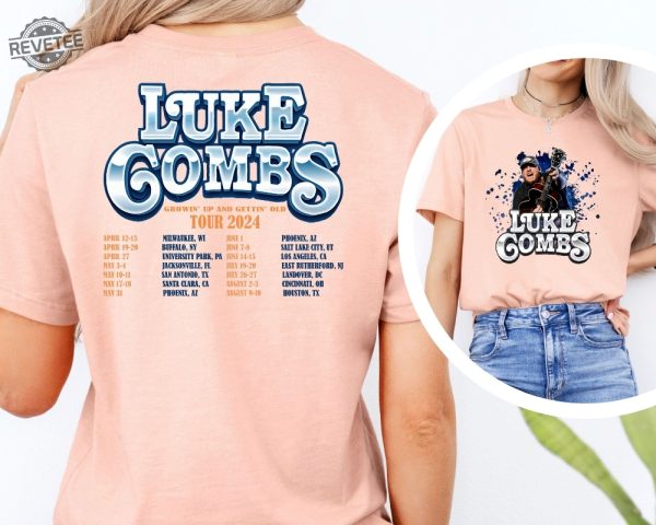 Luke Combs 2024 Tour Shirt Luke Combs Shirt Luke Combs Merch Country Music Tee Luke Combs Fan Shirt Combs Bullhead Merch Unique revetee 2