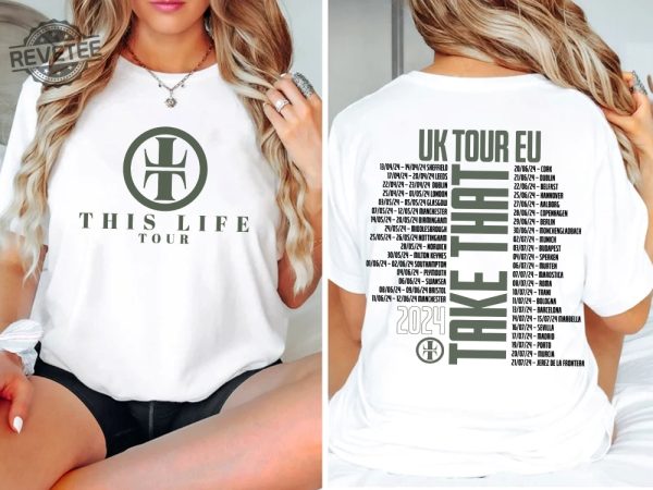 In The Style Of Take That Unofficial Unbranded Inspired Concert Tour 2024 Female Women T Shirt Tour Shirt 2024 For Fans Unique revetee 2