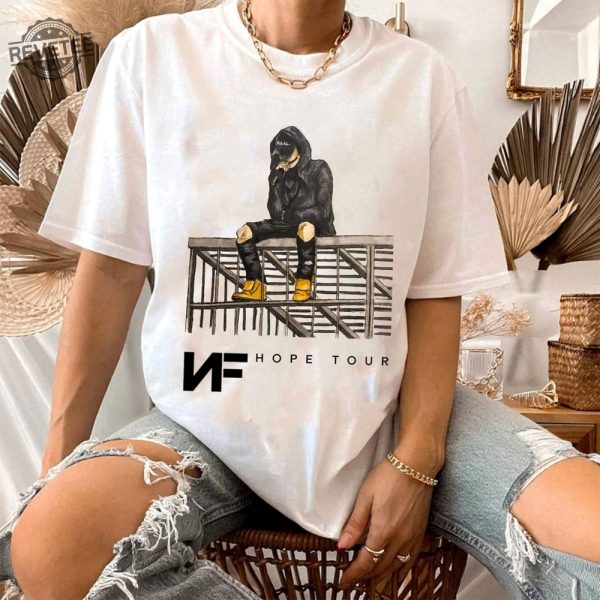 Vintage Nf Rapper T Shirt Hope Album Shirt Nf Hope Shirt Nf Tour Shirt 90S Bootleg Tee 2024 Concert Shirt For Fan Unique revetee 2