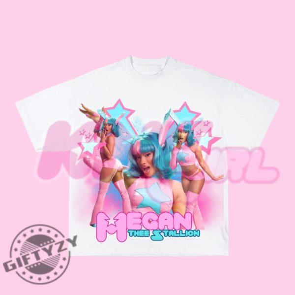 Limited Rapper Megan Thee Stallion Bootleg 90S Shirt giftyzy 2