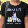 Custom Nanalife Bluey Shirt Personalized Bluey Grandma Shirt Chilli And Bingo Shirt Gift For Mom Mothers Day Shirt Unique revetee 1