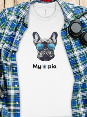 Custom Funny Dog Myopia T Shirt Hilarious Dog Shirt Perfect For Pet Lovers Woof Approved Unique revetee 3