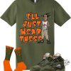 Fitz 4 Kickz Shirt To Match The Retro Jordan 5 Olive Army Green Solar Orange trendingnowe 1