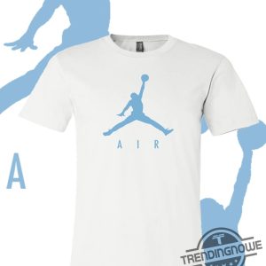 Jordan Air Unc Blue Logo Shirt trendingnowe 2