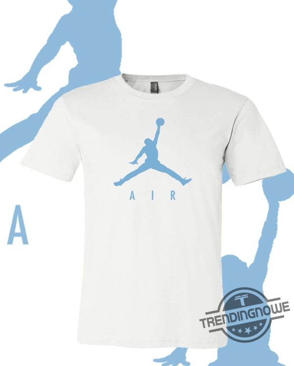 Jordan Air Unc Blue Logo Shirt trendingnowe 2