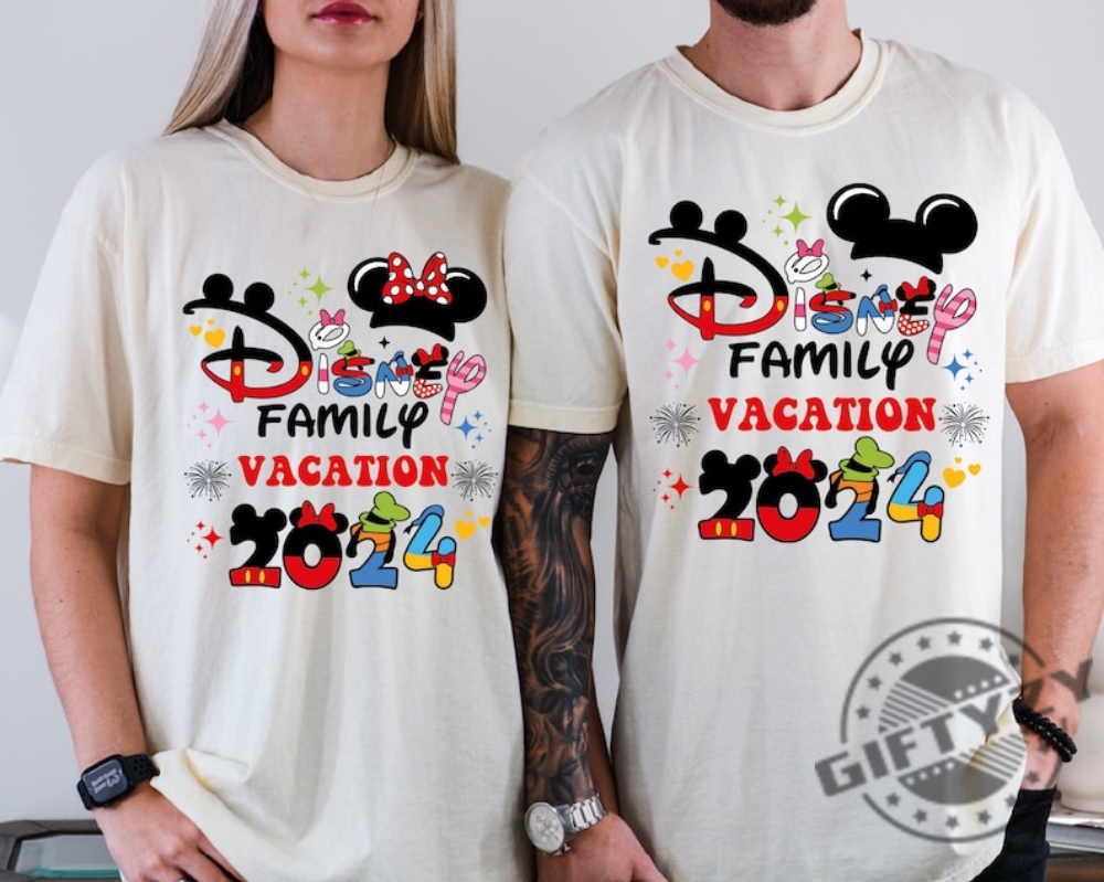 Disney Family Vacation 2024 Personalized Shirt