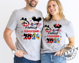 Disney Family Vacation 2024 Personalized Shirt giftyzy 2