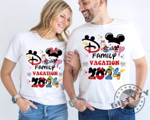 Disney Family Vacation 2024 Personalized Shirt giftyzy 3