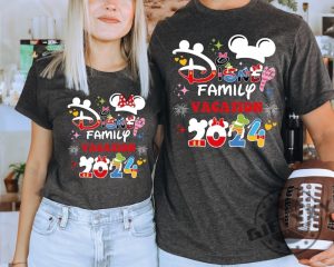 Disney Family Vacation 2024 Personalized Shirt giftyzy 4