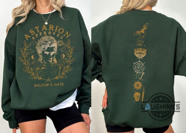 baldurs gate 3 astarion approval shirt limited edition bg3 tee