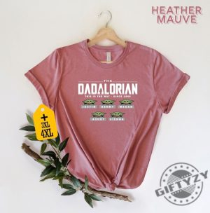 Custom Star Wars Dadalorian Shirt With Kids Names For Fathers Day Star Wars Dad Shirt Personalized Dad Shirt Baby Yoda Kid Name Gift giftyzy 6