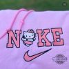 hello kitty x nike sweatshirt trendy and stylish sanrio pink embroidered shirt