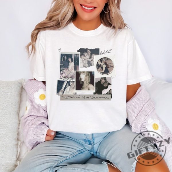 Vintage Tortured Poets Department Collage Shirt Swiftie Tee Swiftie Gift Post Malone Taylor Swift Shirt Florence And The Machine Ttpd Merch giftyzy 3
