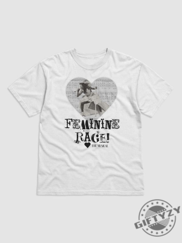 Feminine Rage The Musical Shirt Eras Tour Taylor Swift The Tortured Poets Department Feminine Rage The Musical Ttpd Eras Tour Outfit Swiftie Shirt giftyzy 1