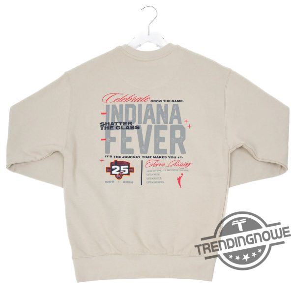 Indiana Fever 25Th Anniversary Sweatshirt Caitlin Clark Shirt Caitlin Clark Fever Basketball Sweatshirt Caitlin Clark Indiana Fan Shirt trendingnowe 1