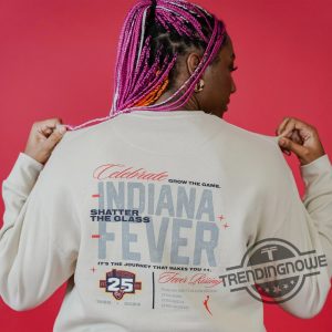 Indiana Fever 25Th Anniversary Sweatshirt Caitlin Clark Shirt Caitlin Clark Fever Basketball Sweatshirt Caitlin Clark Indiana Fan Shirt trendingnowe 3