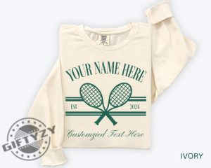 Custom Tennis Personalized Tennis Team Bachelorette Shirt giftyzy 4