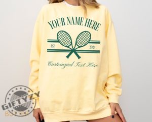 Custom Tennis Personalized Tennis Team Bachelorette Shirt giftyzy 5