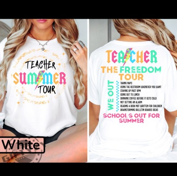 Last Day Of School Shirt For Teacher Summer Shirt giftyzy 3