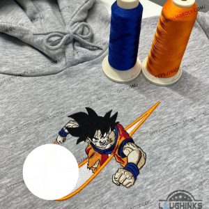 son goku nike dragon ball embroidered shirt power boost edition