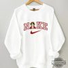 one piece luffy nike sweatshirt best anime embroidered shirts