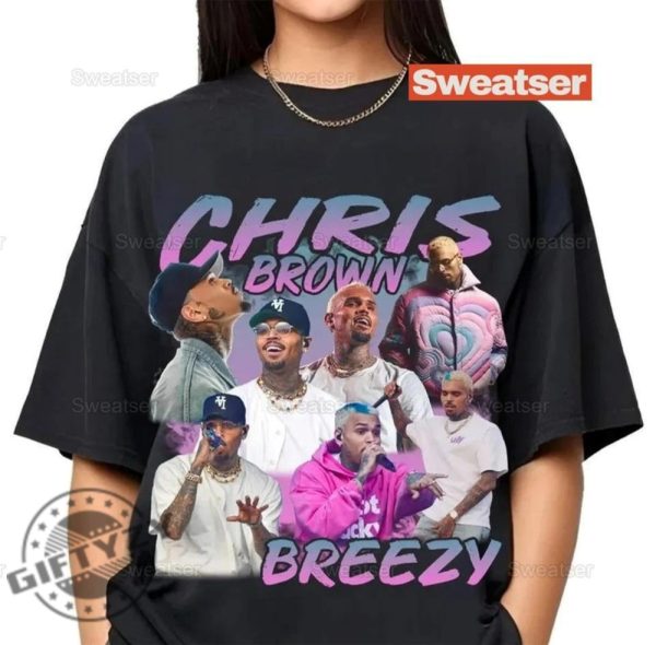 Vintage Chris Brown Shirt 1111 Tour Tshirt Chris Brown Merch 2024 Tour Hoodie Music Tour Tshirt Chris Brown 11 11 Shirt giftyzy 1