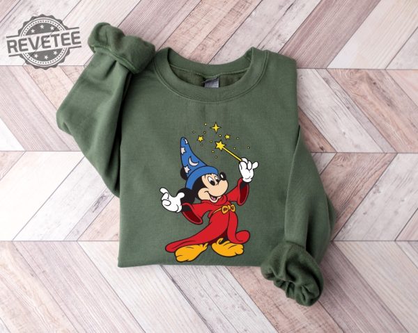 Vintages Mickey Mouse Wizard The Walt Disney Studios Wizard Mickey Mouse Disney Shirt Sorcerer Mickey Fantasia T Shirt revetee 1